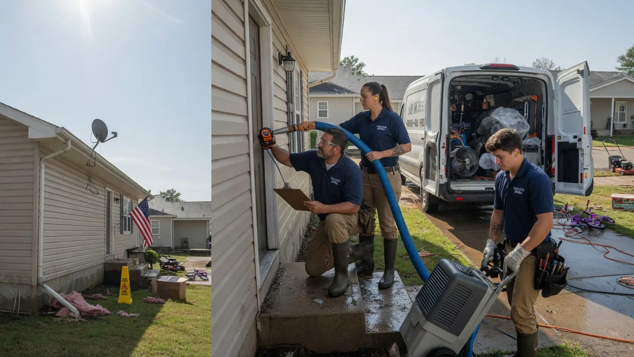 Ceiling Water Damage Restoration in Iberia, MO near me